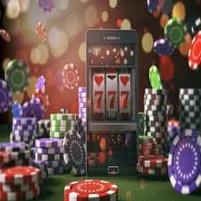 Antarmuka Dice Game di emastoto dengan tampilan dadu dan pilihan taruhan